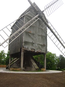 Pflasterarbeiten an der Bockwundmühle