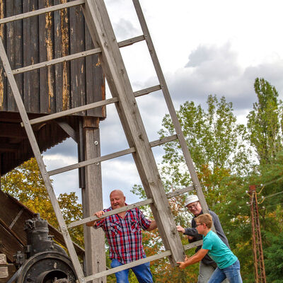 Bild vergrößern: Tag des offenen Denkmals 2019 an der Schmidt-Mühle.