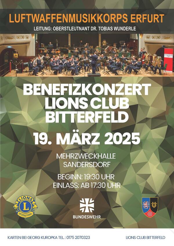 Benefizkonzert Plakat 2025