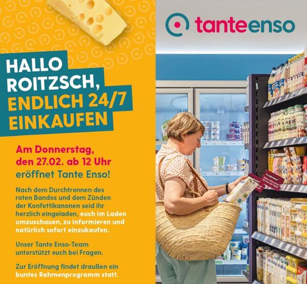 Eröffnung Tante Enso in Roitzsch